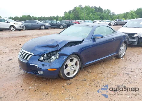 2005 Lexus Sc 430 z USA, uszkodzony, nr VIN JTHFN48Y350069980